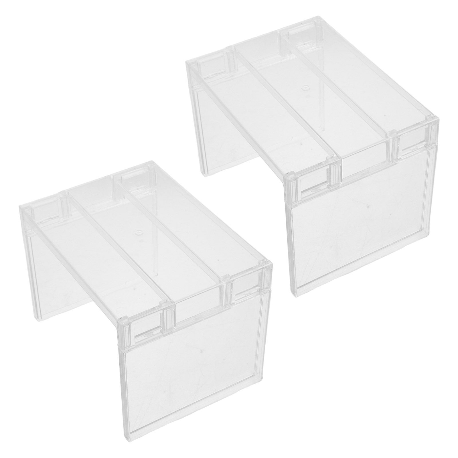 Food Storage Freezer - 2Pcs Refrigerator Organizer Shelf Clear Freezer