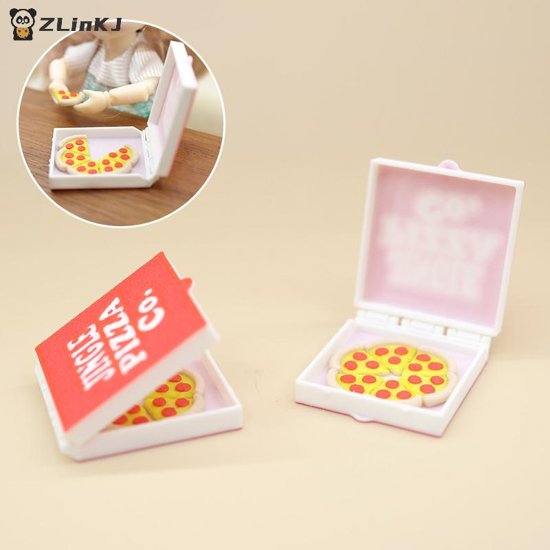 Food Storage And Container - ▶1/12 Dollhouse Simulation Mini Pizzas Model