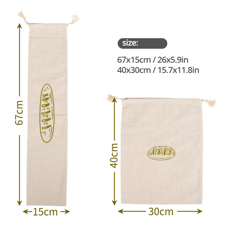 Food Storage In Plants - Linen Bread Bag Reusable Bags For