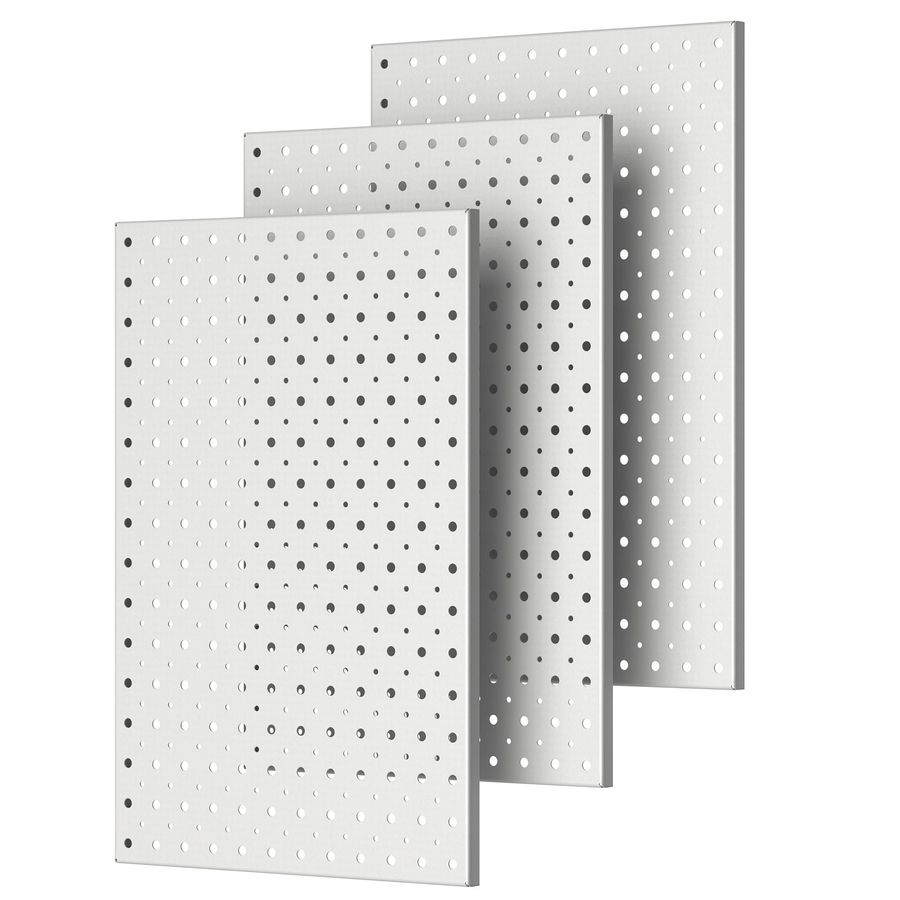 Food Storage And Organizer - Metal Pegboard Panels, 16 x 12