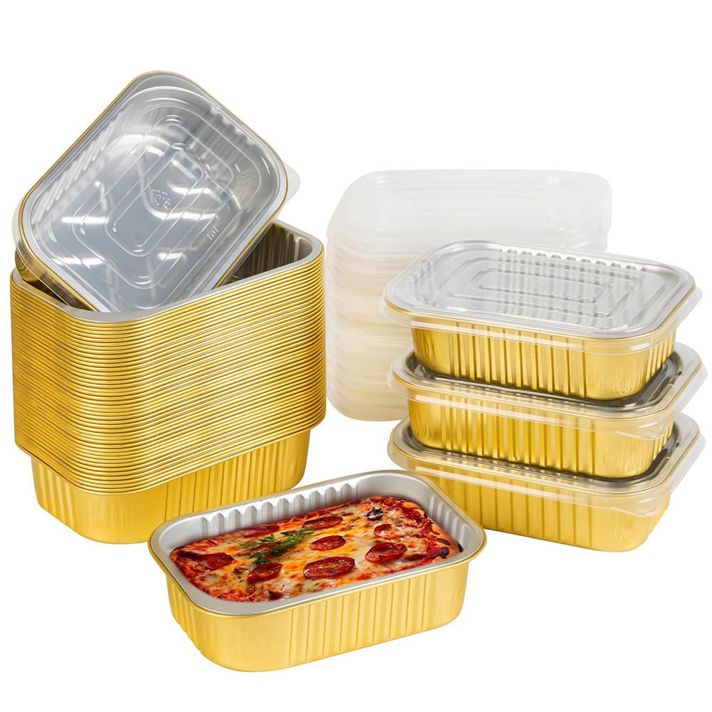 Food Storage Small - Small Aluminum Pans with Lids Heavy