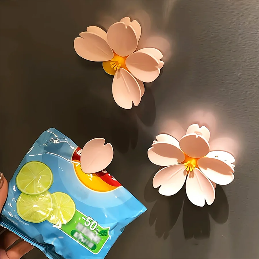 Food Storage In Plants - Sakura Magnetic Clip Creative Kitchen Gadget