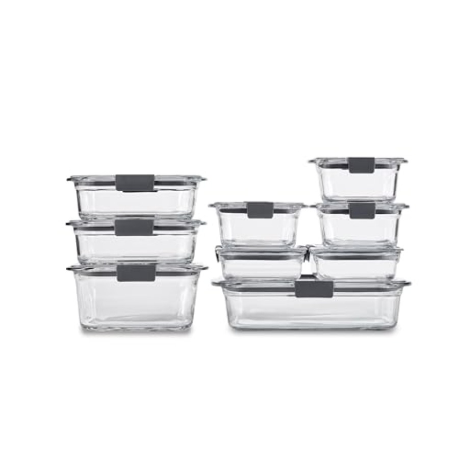 Food Storage Glass Set - Brilliance Glass Food Storage Containers Assorted
