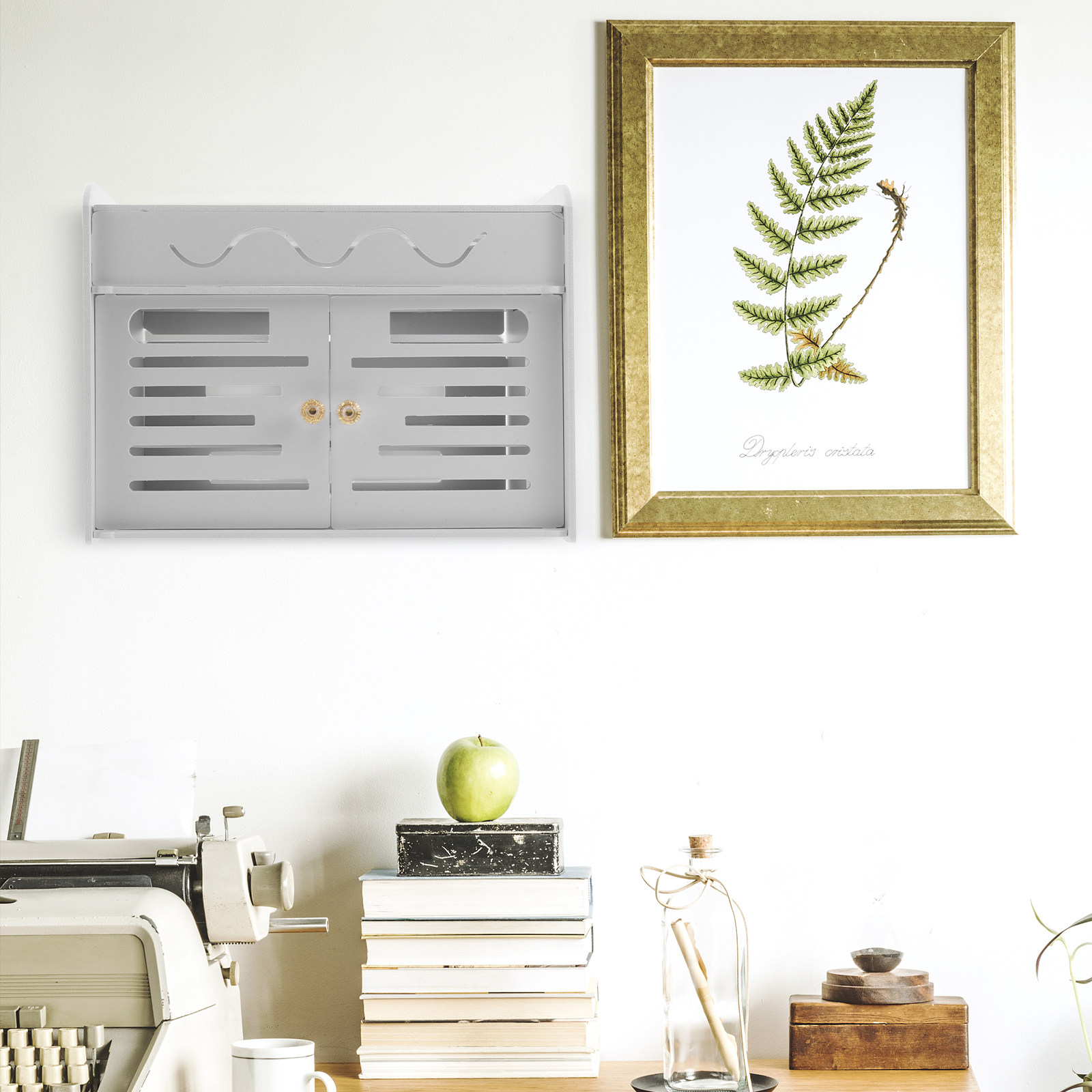 Food Storage No Plastic - Ventilated Router Shelf Hider Box 3-Layer