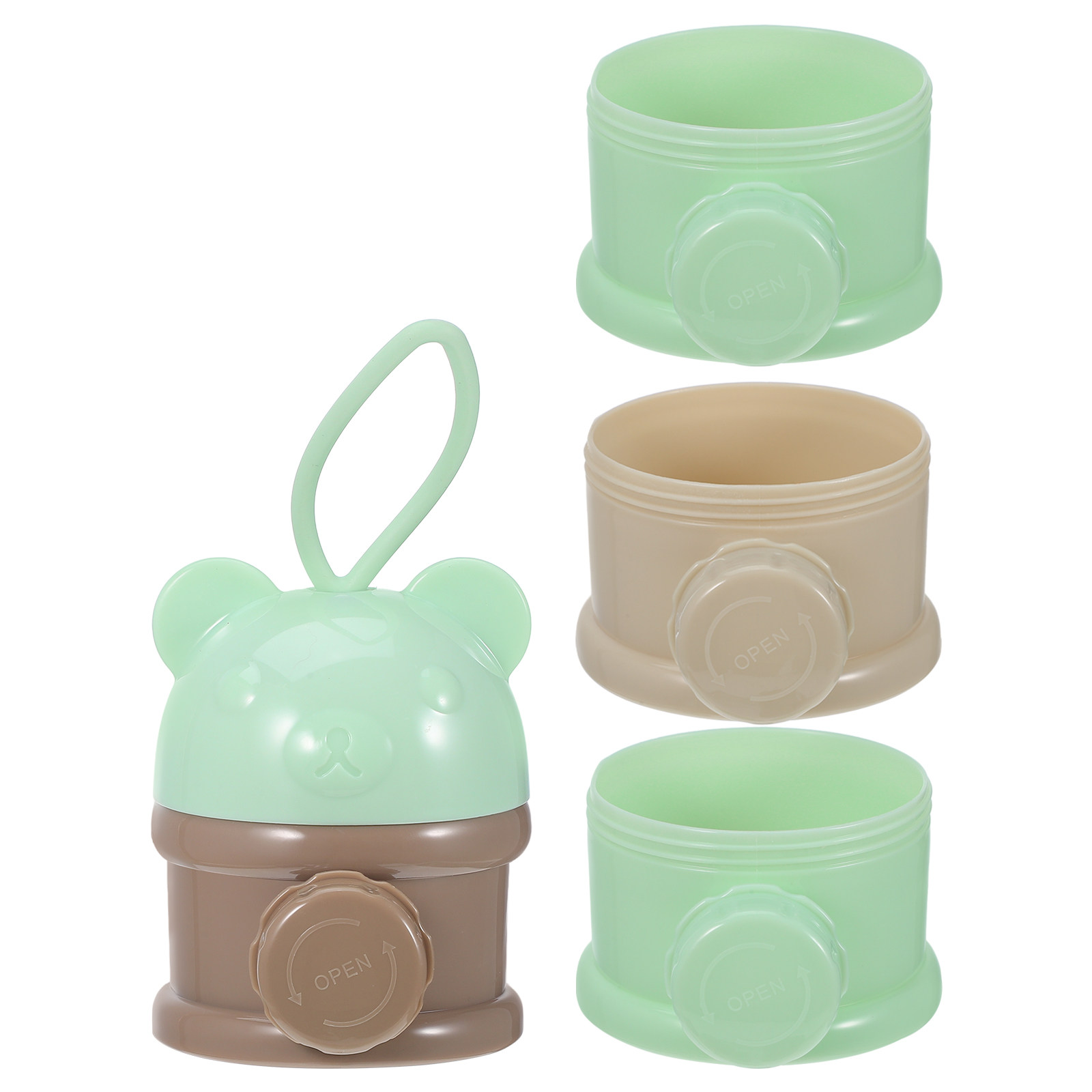 Food Storage Baby - 4-Layer Portable Baby Milk Powder Box
