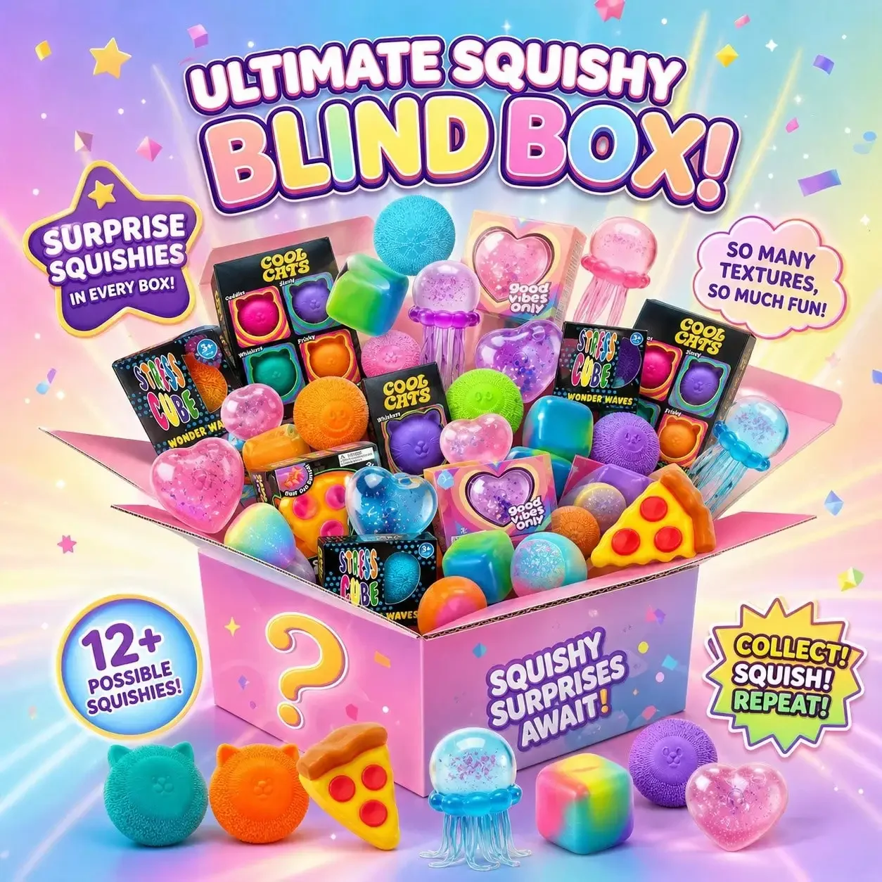 Food Storage And Container - Surprise Box-Slow Rise Squishy Toys,Food&Ocean Themed