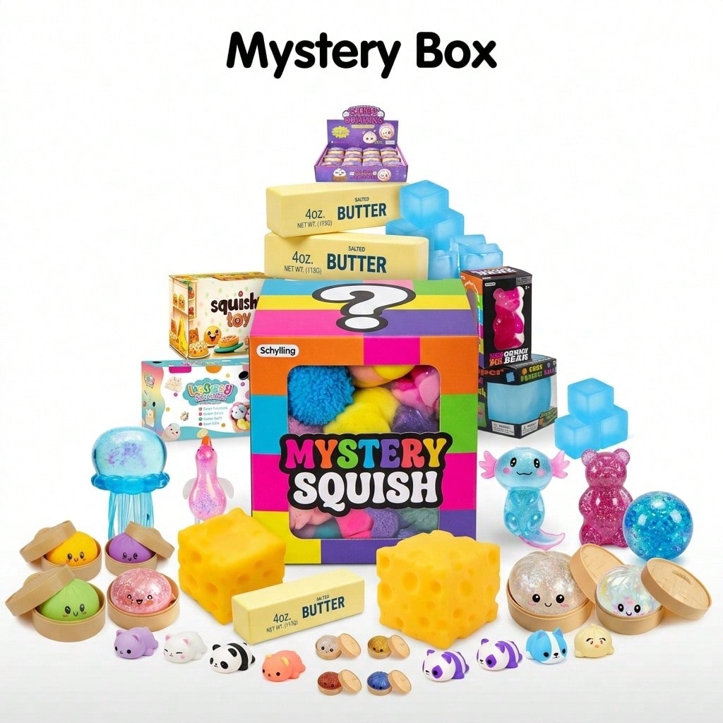 Food Storage And Container - Surprise Box-Slow Rise Squishy Toys,Food&Ocean Themed