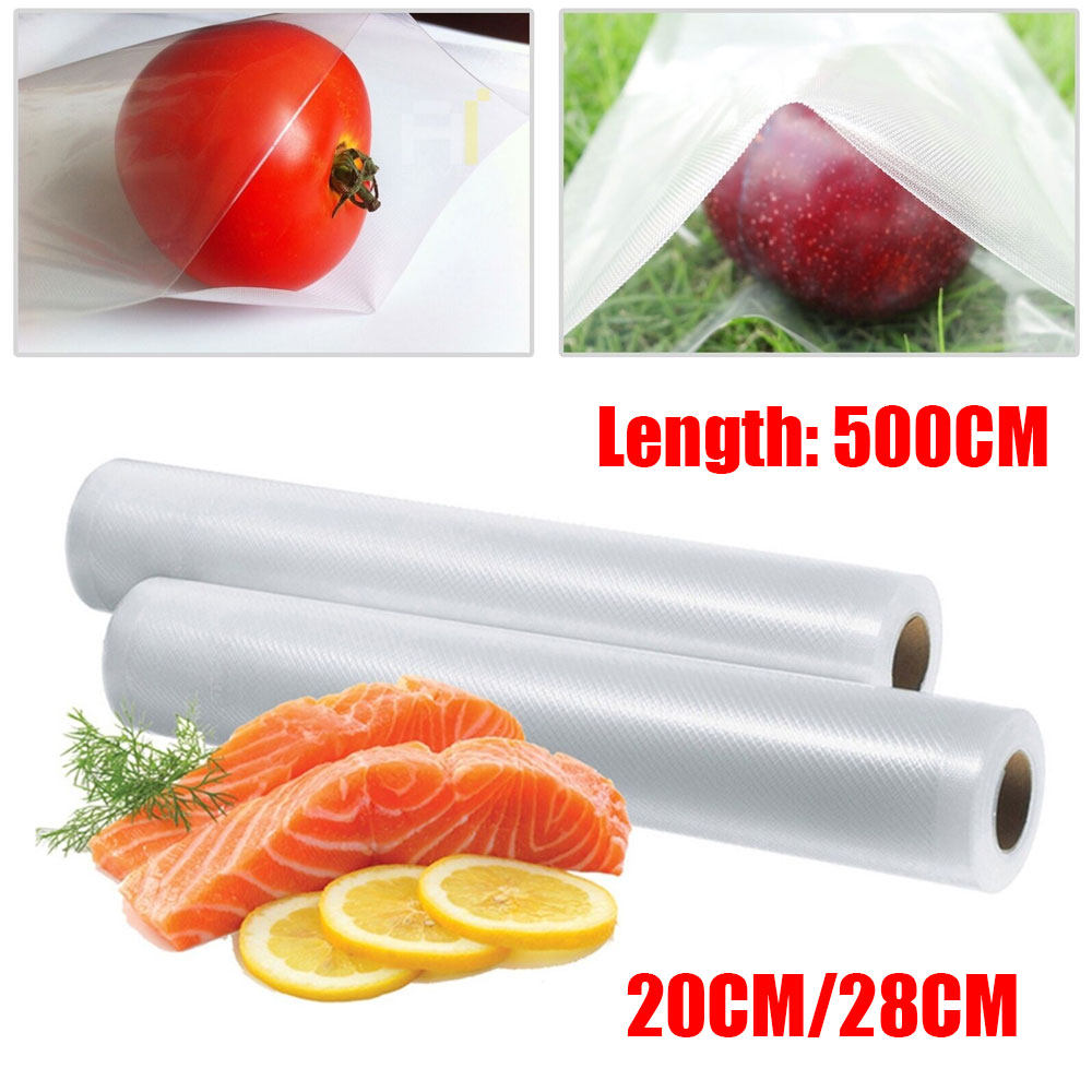 Food Storage For Long Term - 20X500Cm Heavy Duty Embossed Vacuum Sealer