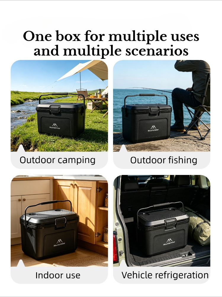 MOUNTAINHIKER Camping Ice Box  - Food Storage Box Large ulasan dan harga