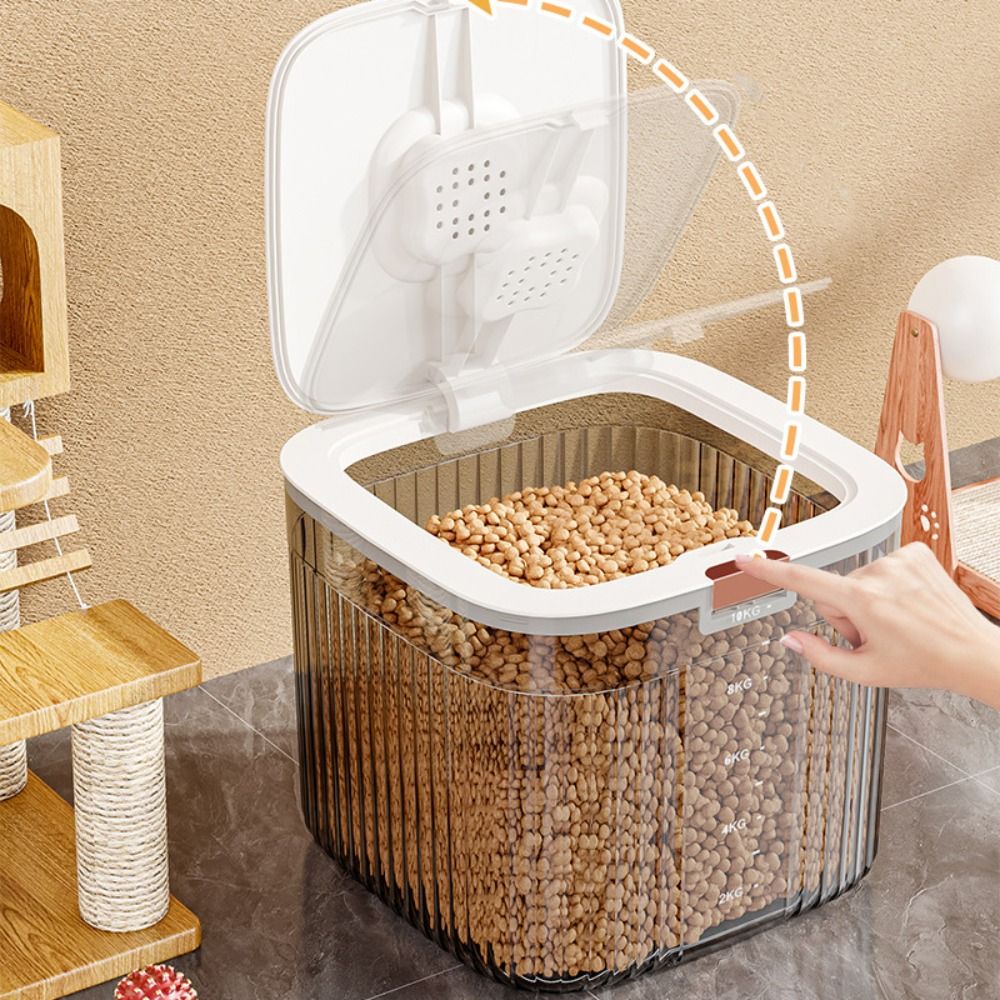 Flip Cover Dog Food Storage Co - Food Storage Box Large ulasan dan harga