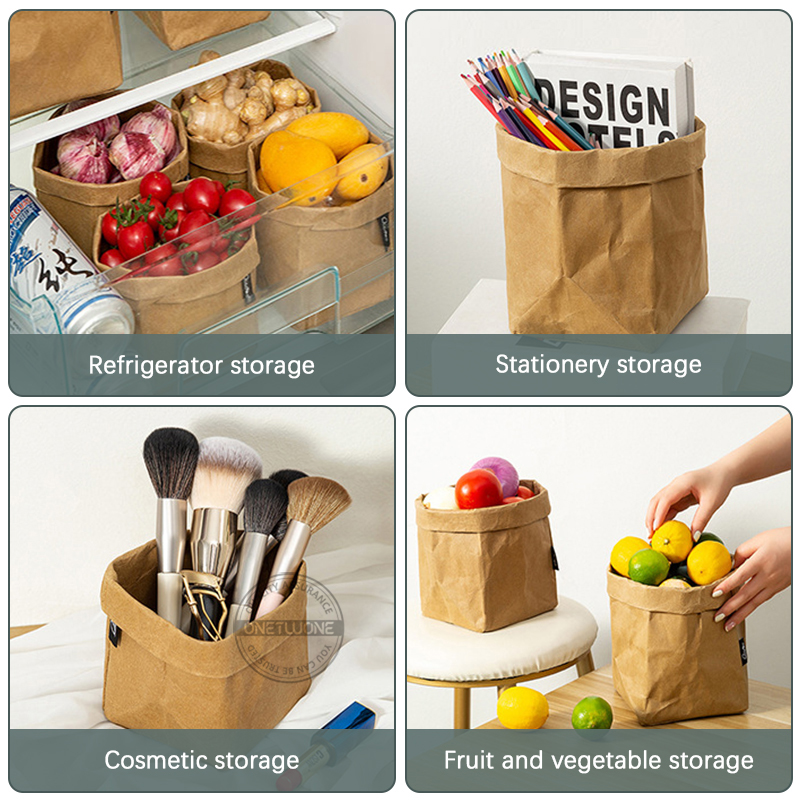 Kraft Paper Bag Washable Paper - Food Storage In Plants ulasan dan harga
