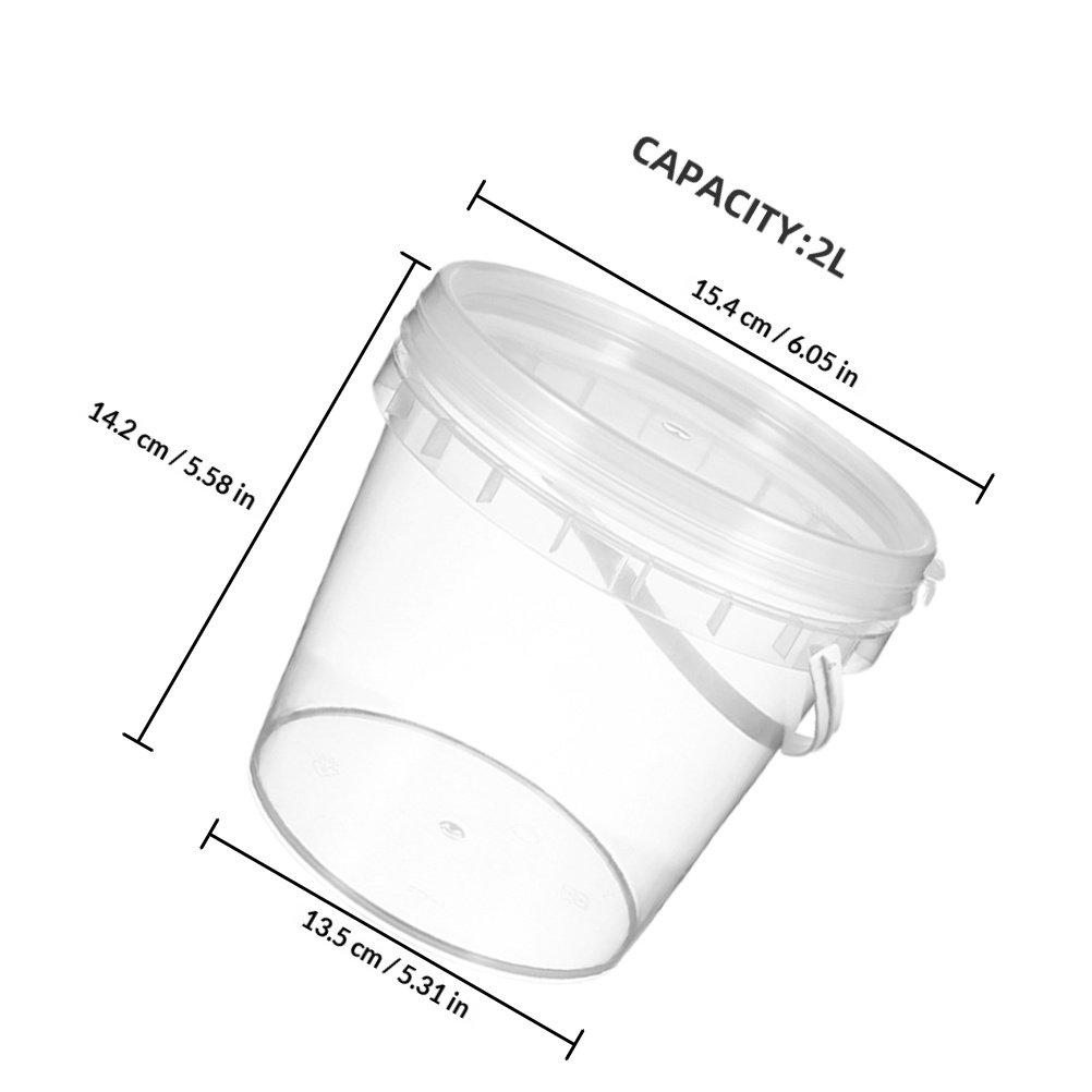 Ice Cream Buckets with Lids Co - Food Storage Freezer ulasan dan harga