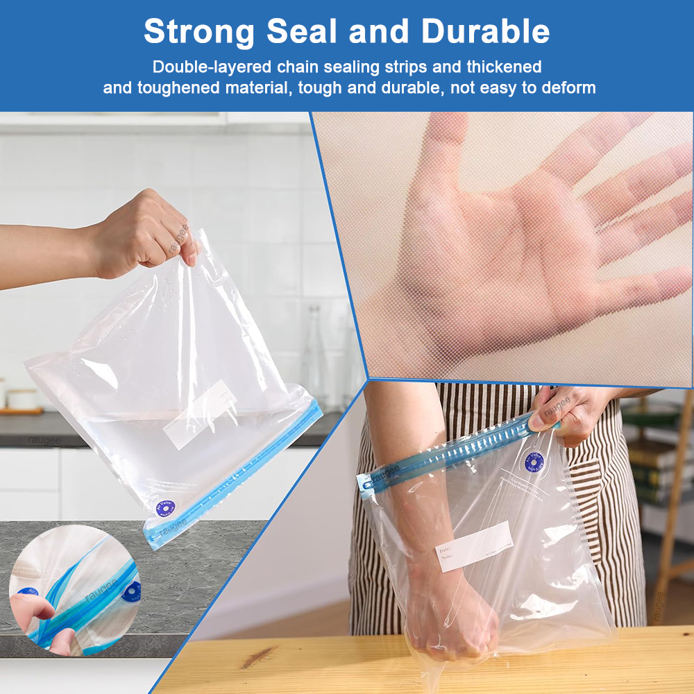 Vacuum Bags Reusable Food Vacu - Food Storage Bags Reusable ulasan dan harga