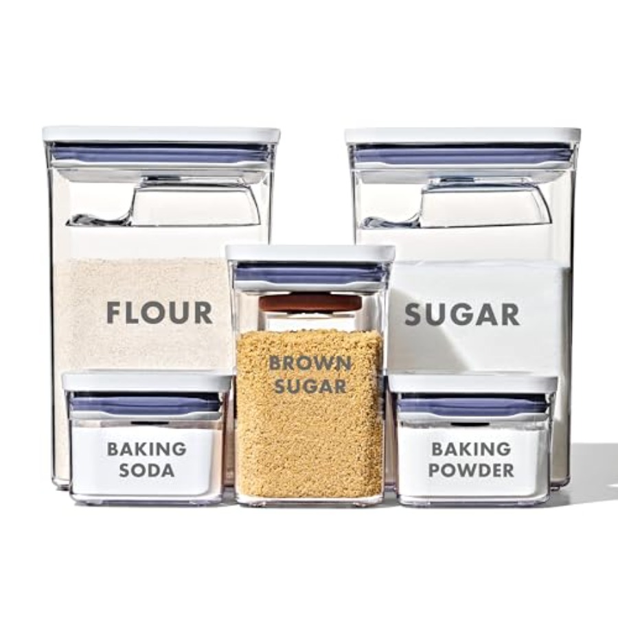 8-Piece Prelabeled Baking POP  - Food Storage For Long Term ulasan dan harga