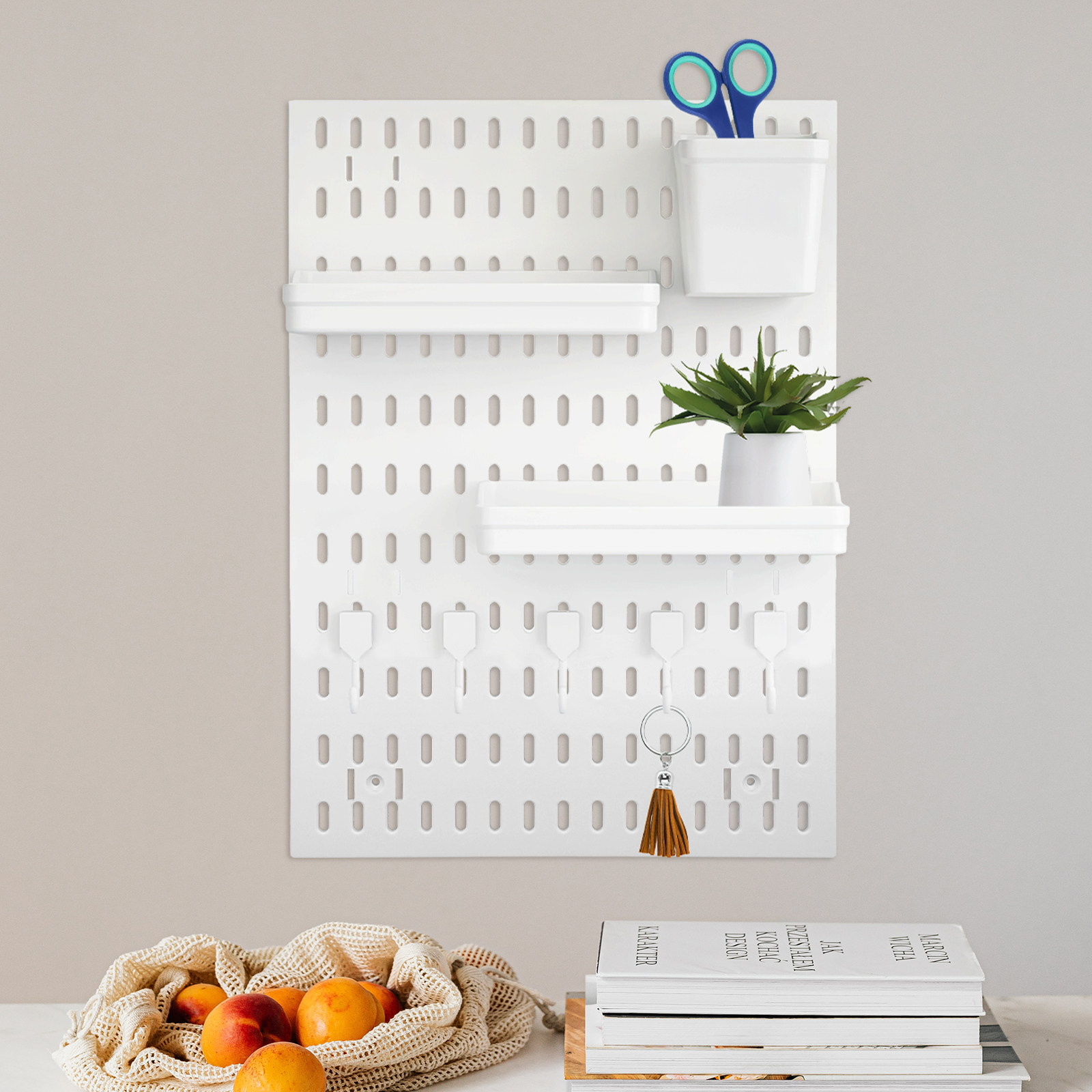 Pegboard Storage Shelf for Wal - Food Storage And Organizer ulasan dan harga