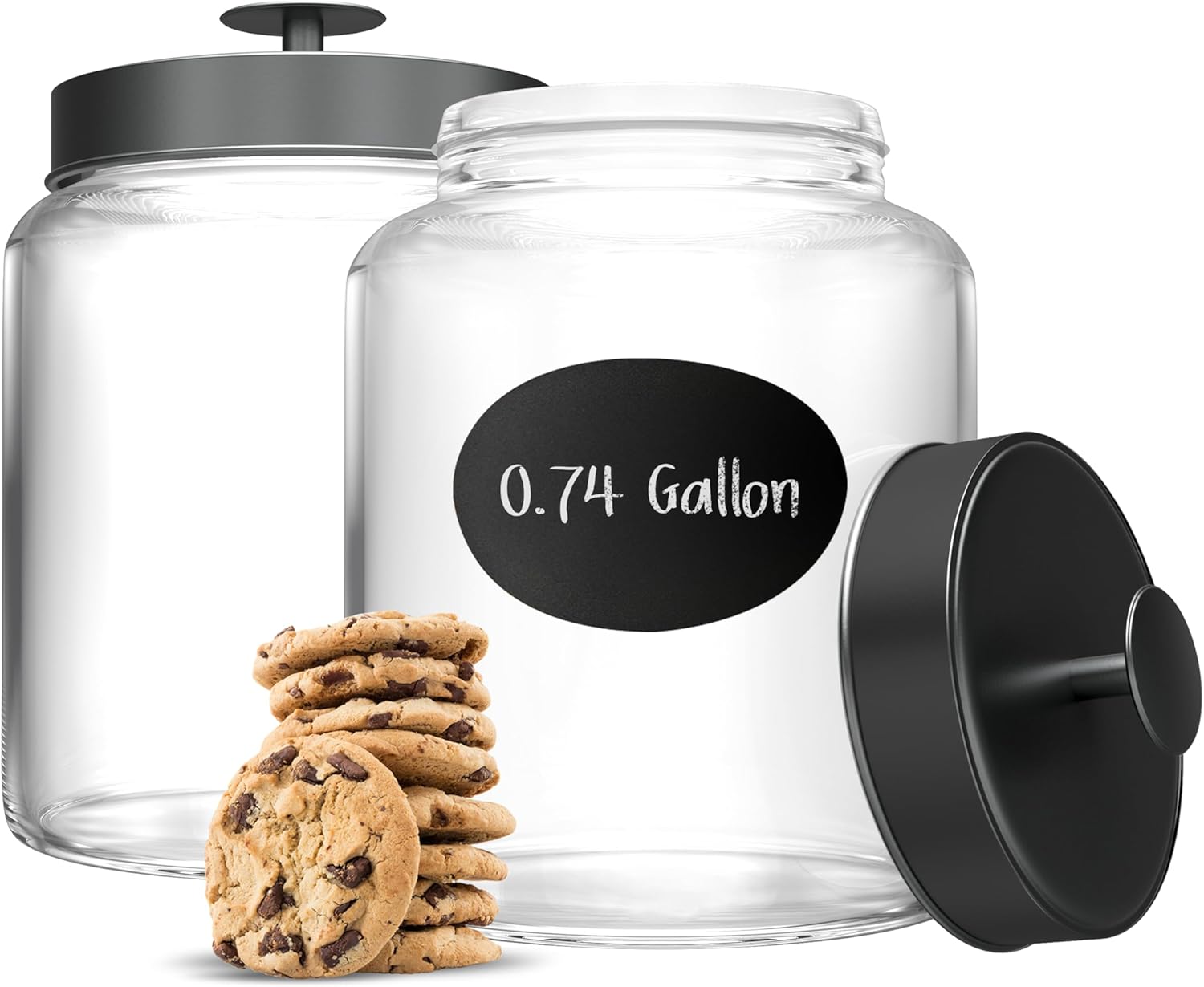Glass Kitchen Canister Set, Fo - Food Storage Glass Set ulasan dan harga