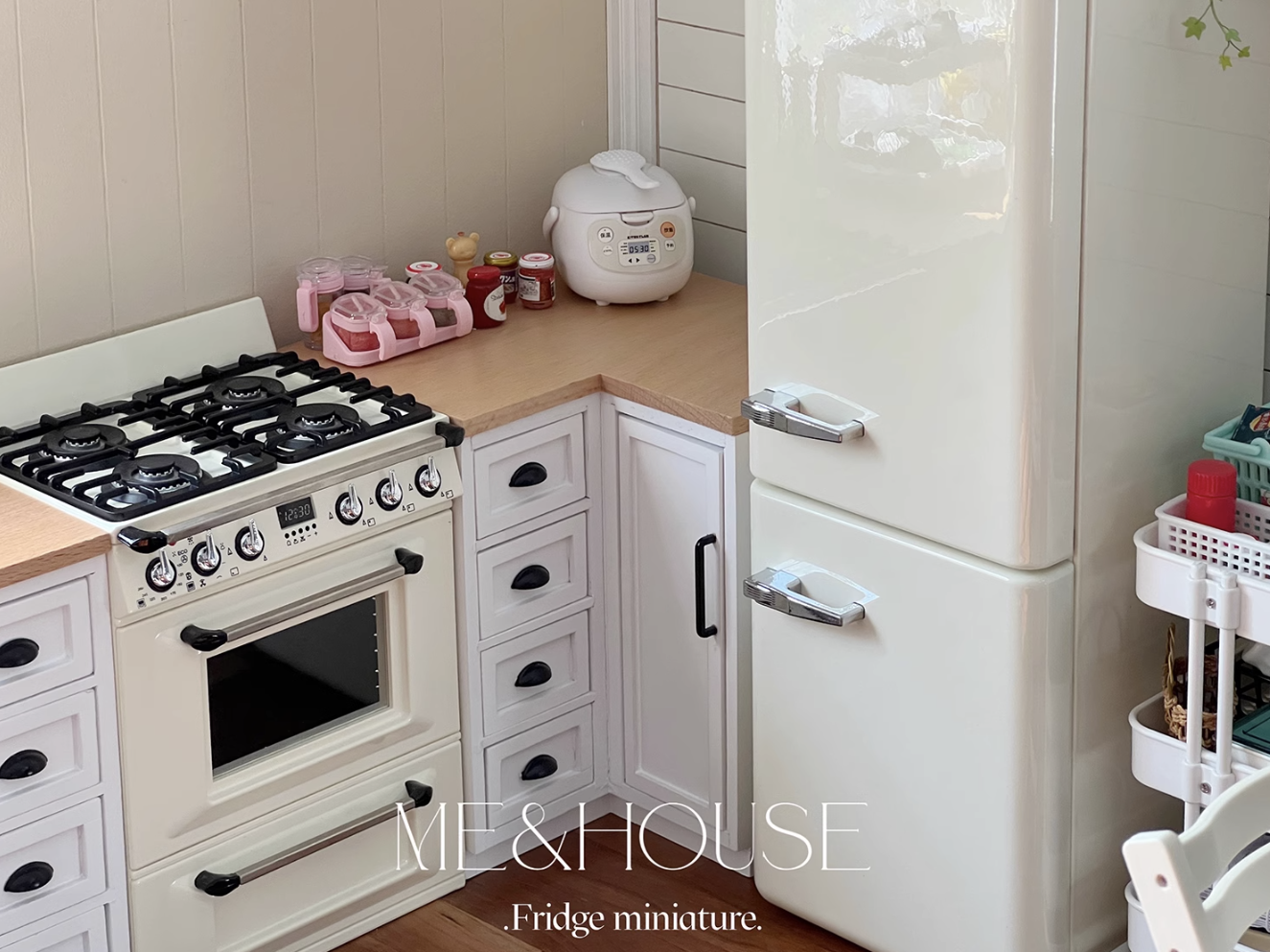 1/6 Modern Miniature Kitchen F - Food Storage Small ulasan dan harga