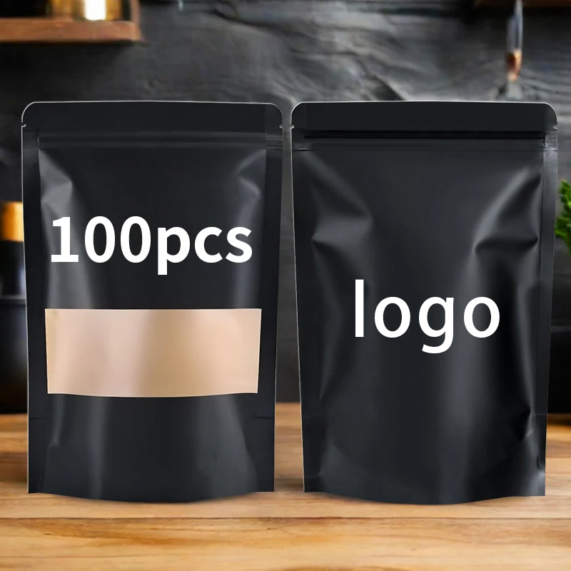 100pcs custom logo Wholesale B - Food Storage Ziploc Bags ulasan dan harga