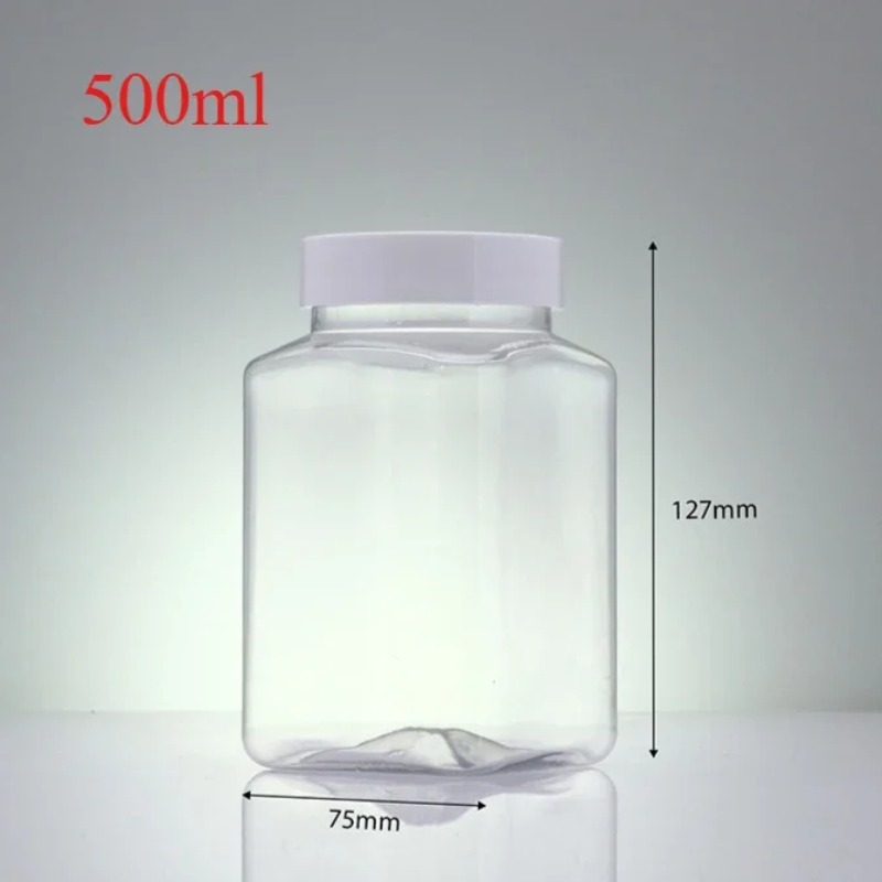 50/100/150/500ml Empty Clear S - Food Storage Drums ulasan dan harga