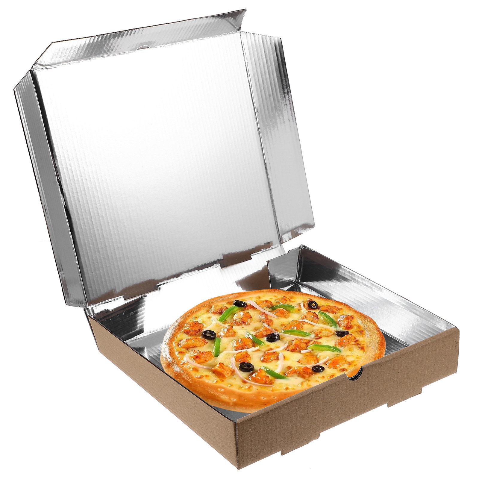 10pcs Pizza Box Thick Corrugat - Food Storage Containers Plastic Box ulasan dan harga