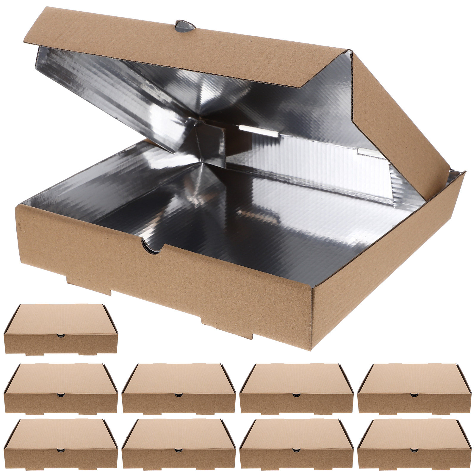 10pcs Pizza Box Thick Corrugat - Food Storage Containers Plastic Box ulasan dan harga