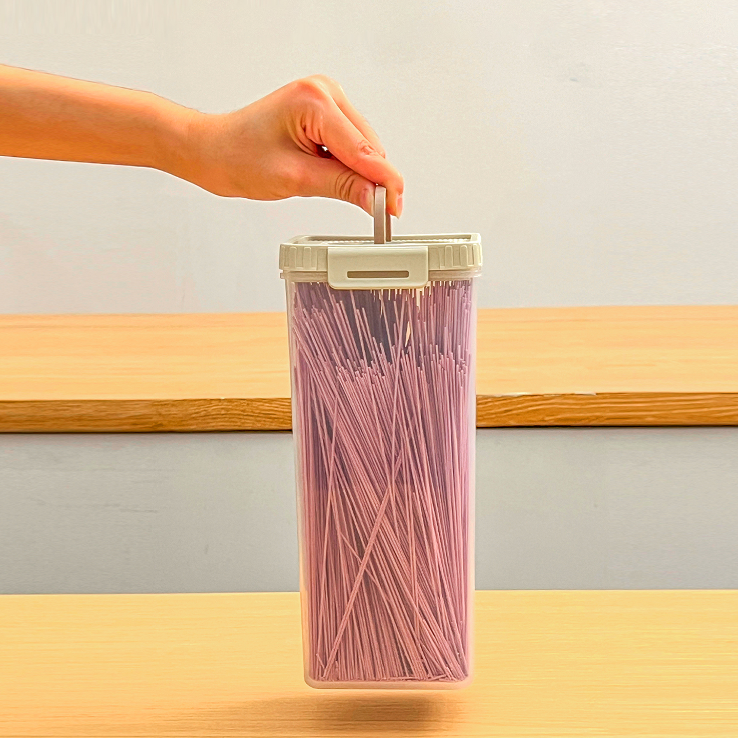 Noodles Sealed Storage Box Wit - Food Storage Containers Plastic Box ulasan dan harga