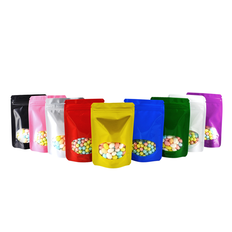 100 Pcs Colored Aluminum Foil  - Food Storage Ziploc Bags ulasan dan harga