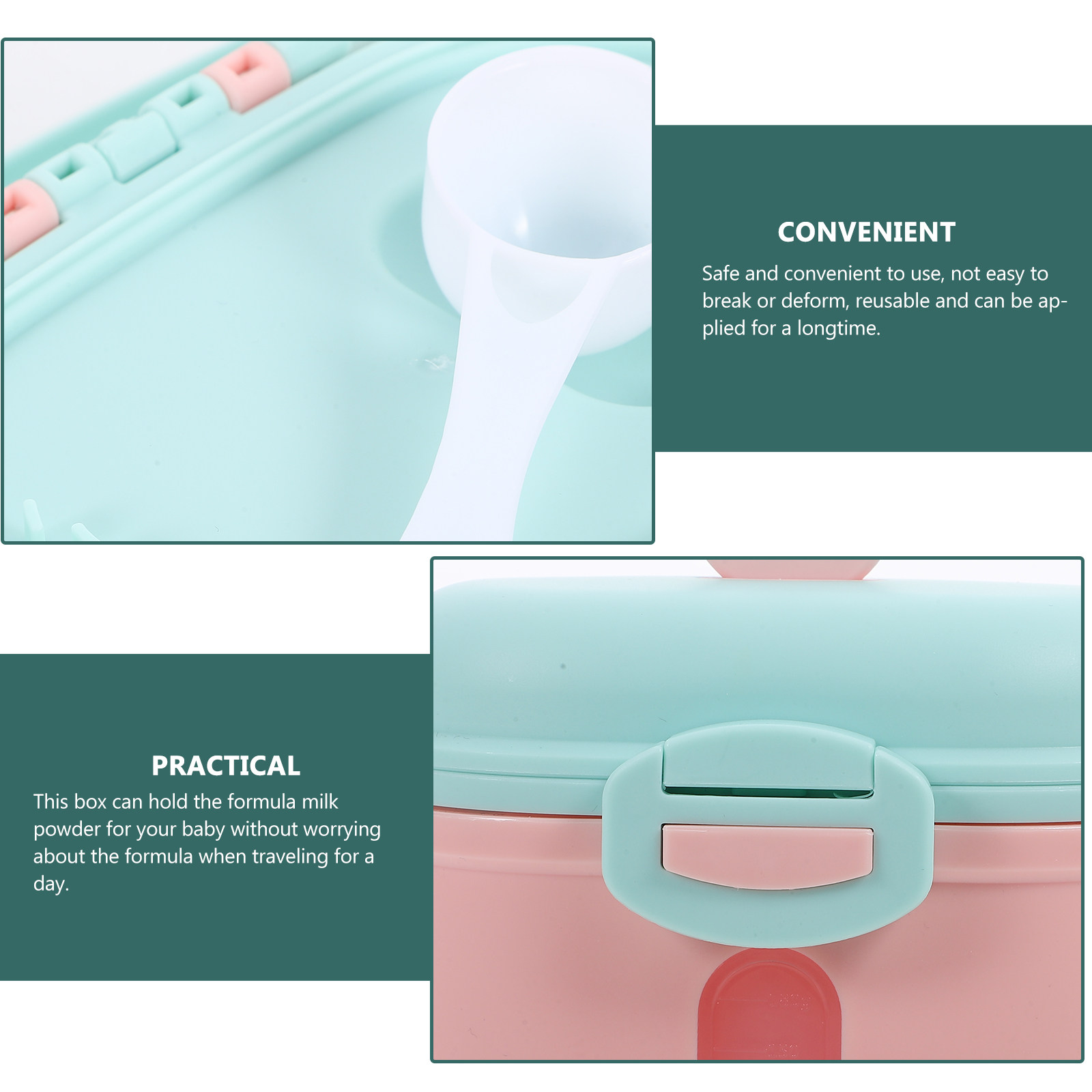 Portable Infant Formula Dispen - Food Storage Baby ulasan dan harga
