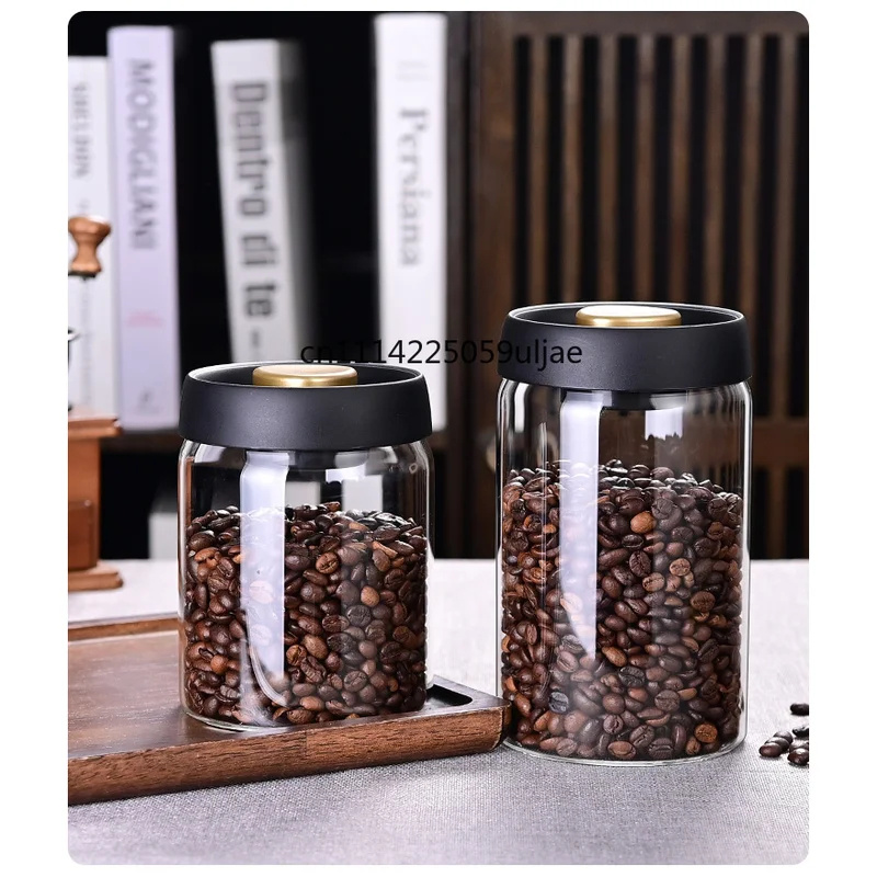 Vacuum Sealed Glass Coffee Bea - Food Storage For Long Term ulasan dan harga