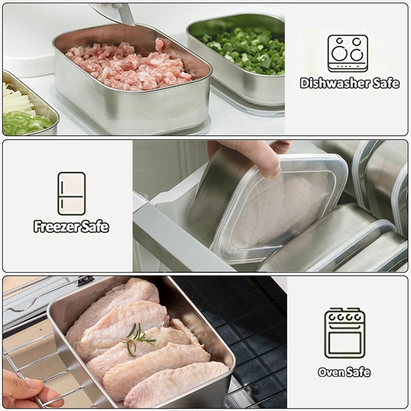 Stainless Steel Containers for - Food Storage And Container ulasan dan harga