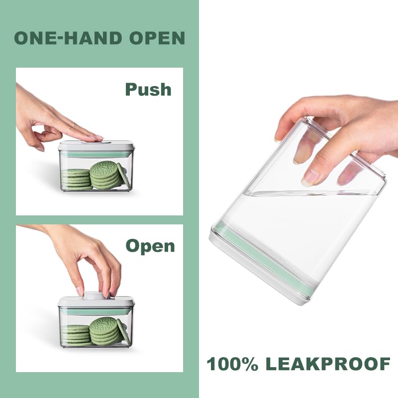 Ankou 3Pcs 1.2L Pop Airtight F - Food Storage And Organizer ulasan dan harga