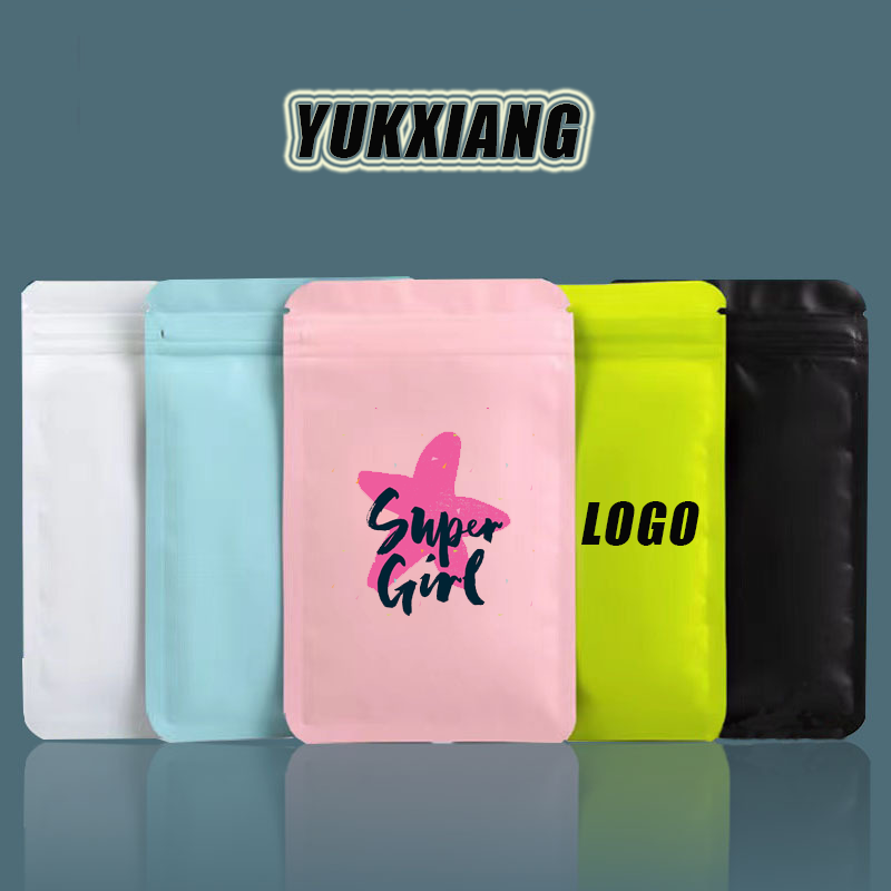 100 pcs Colorful Top Feed Foil - Food Storage Ziploc Bags ulasan dan harga
