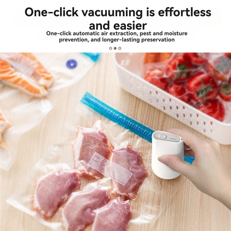 ABBY-Electric Handheld Vacuum  - Food Storage Small ulasan dan harga