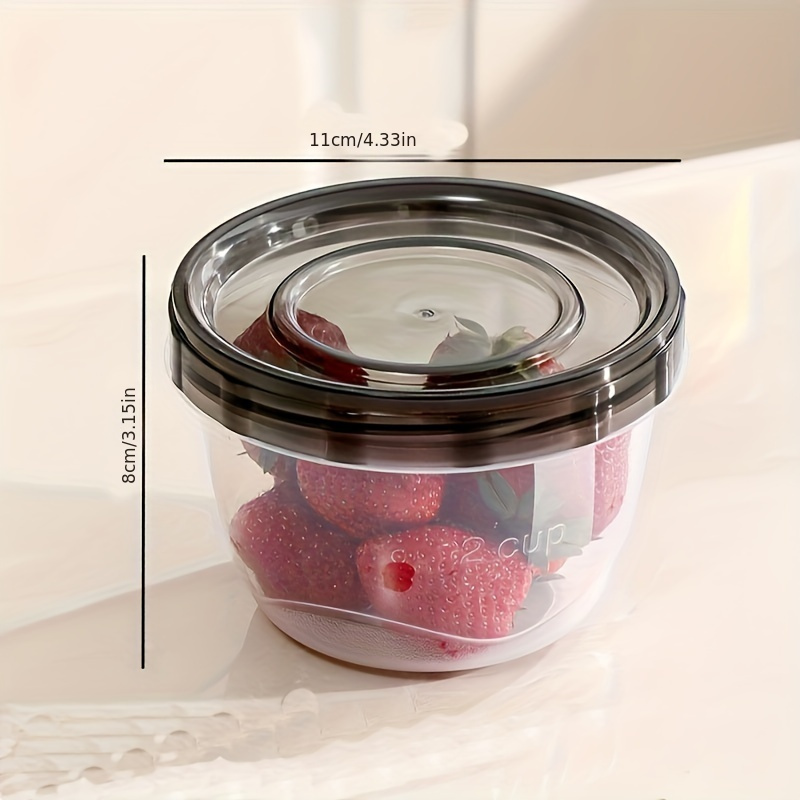 2 Transparent Sealed Food Stor - Food Storage Containers Plastic Box ulasan dan harga
