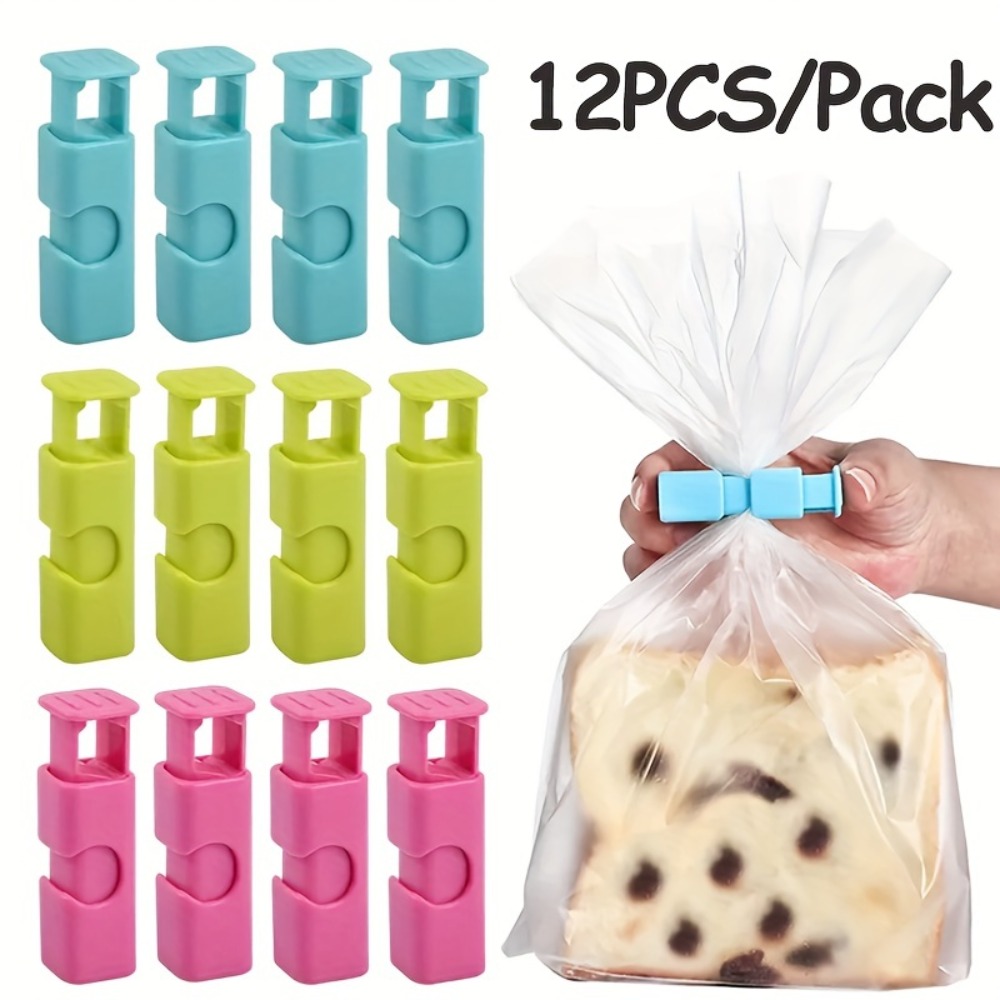 Food Bag Sealing Clips 12 Pcs  - Food Storage Bags Reusable ulasan dan harga