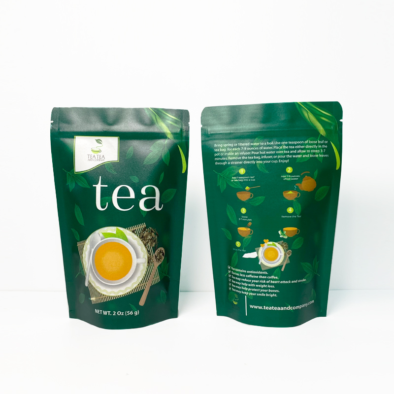 50Pcs/Lot Custom Tea Pouch Foo - Food Storage Ziploc Bags ulasan dan harga