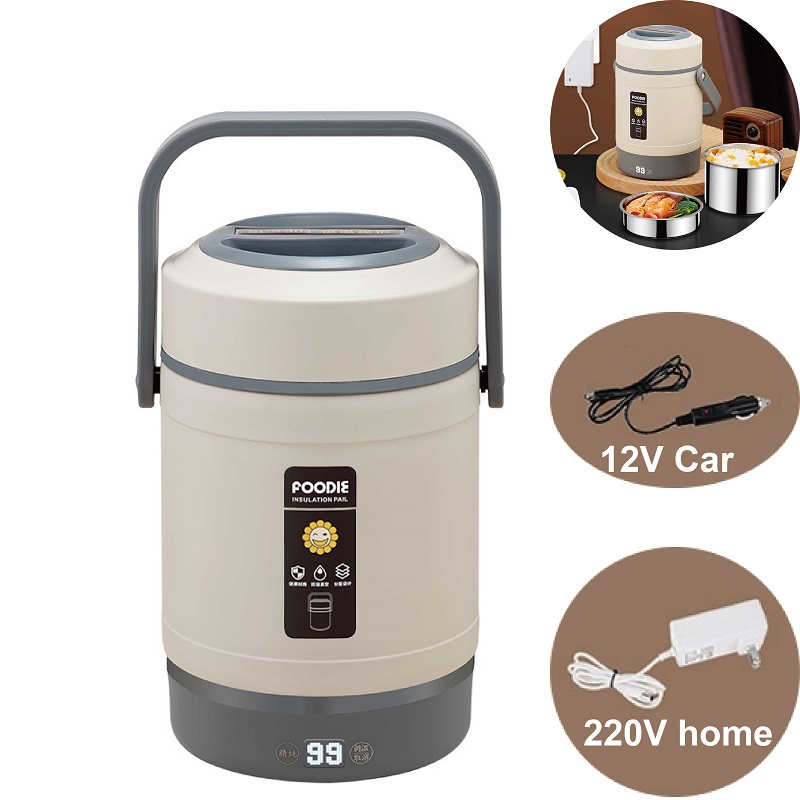 12V Car Electric Lunch Box Por - Portable Food Warmer ulasan dan harga