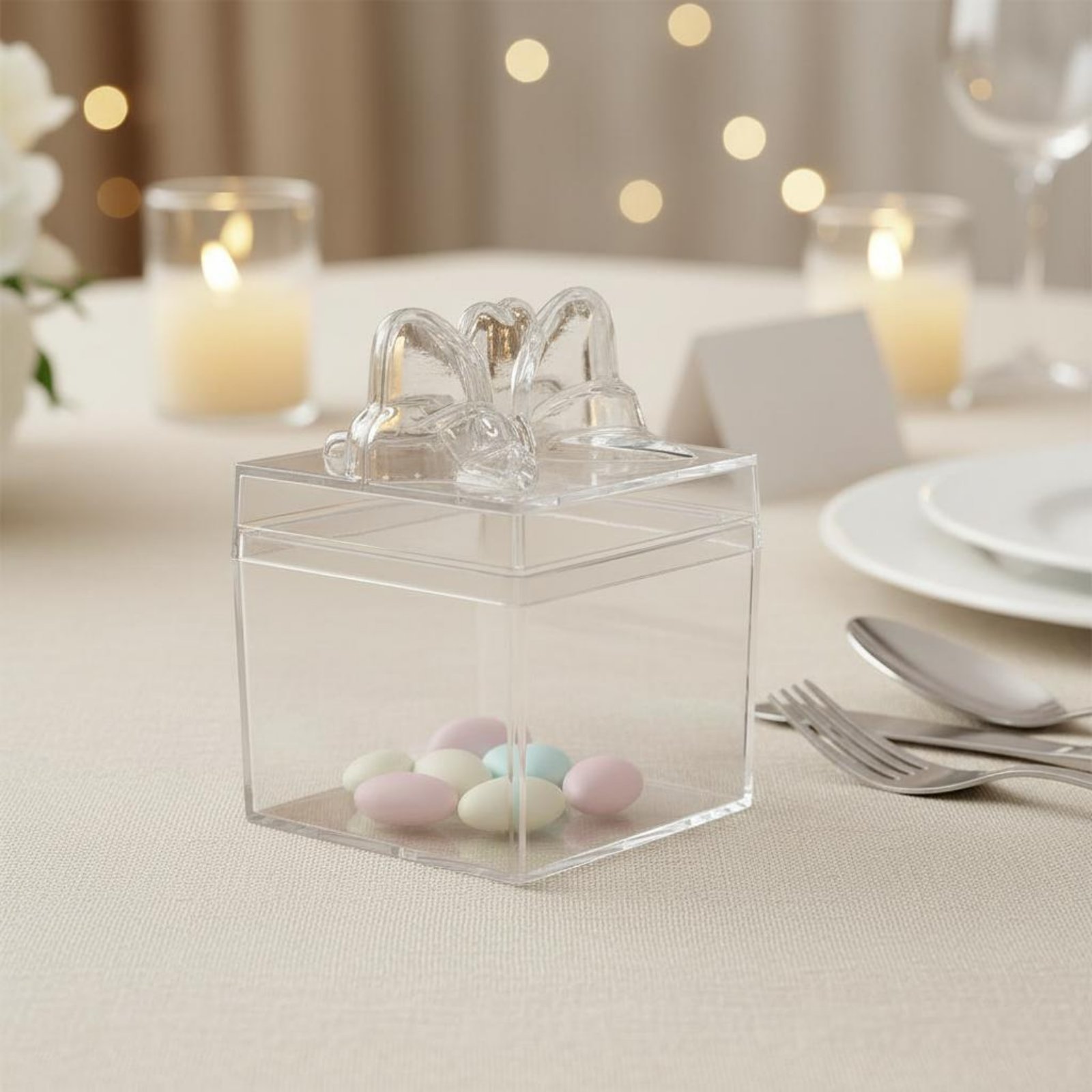 Clear Plastic Candy Box with R - Food Storage And Container ulasan dan harga