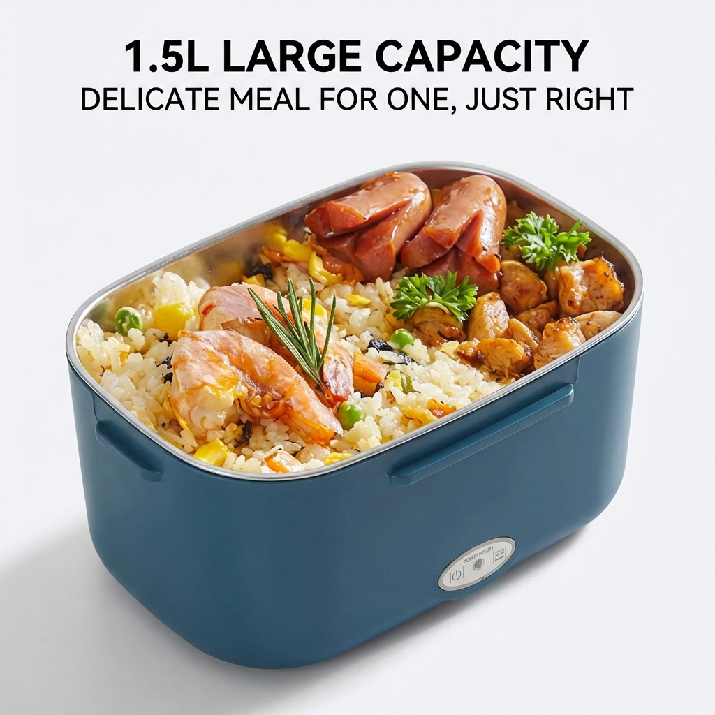 1.5L 60W Electric Portable Lun - Portable Food Warmer ulasan dan harga