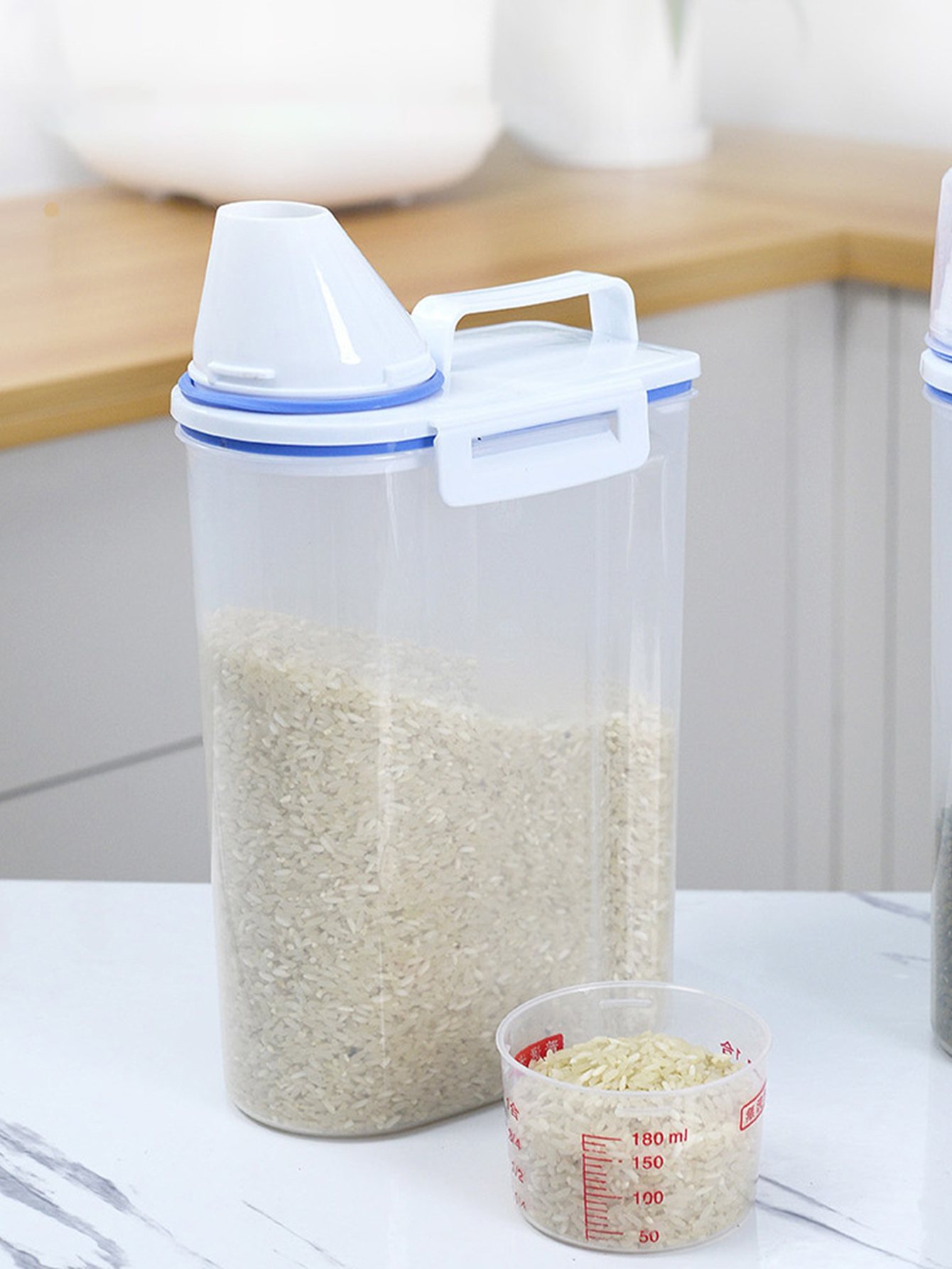 Large Capacity Plastic Rice Bu - Xxl Food Storage Container ulasan dan harga