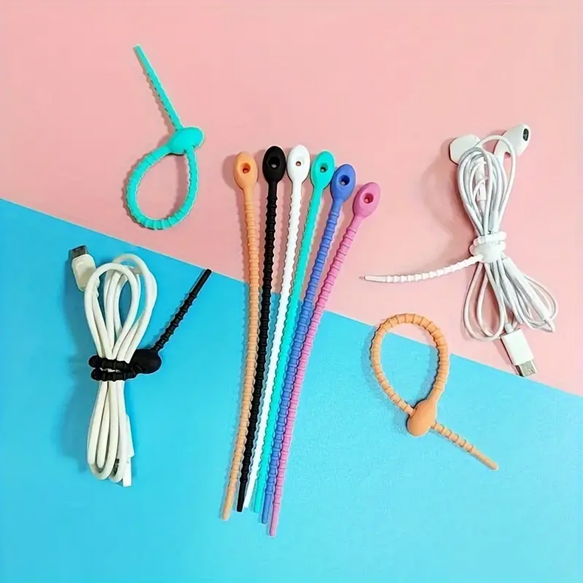 Silicone Reusable Cable Wire O - Food Storage Bags Reusable ulasan dan harga