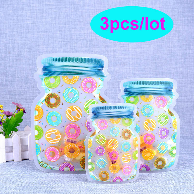 Reusable Mason Jar Zipper Bags - Food Storage Ziploc Bags ulasan dan harga