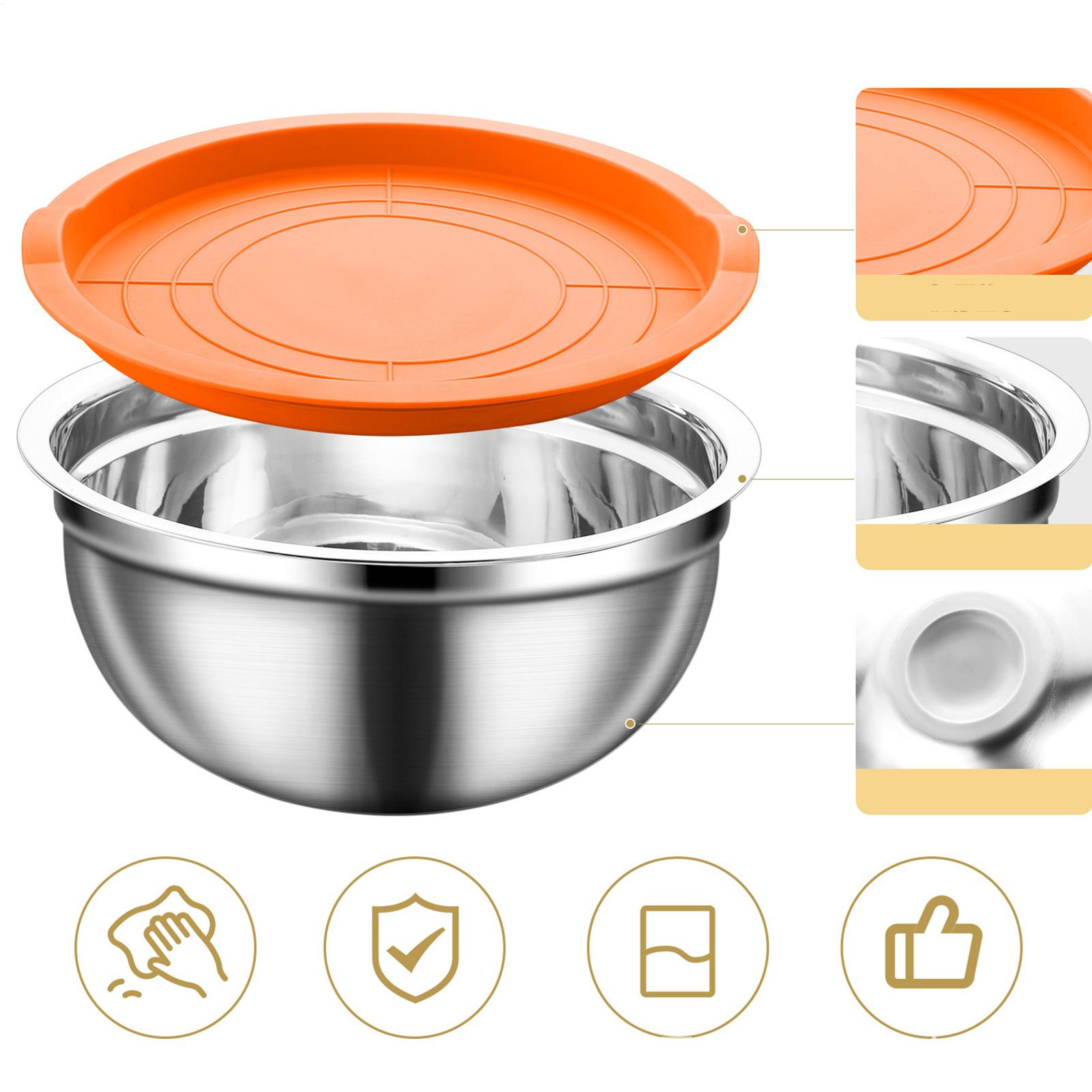 Steel Mixing Bowls Nesting Rou - Food Storage And Organizer ulasan dan harga