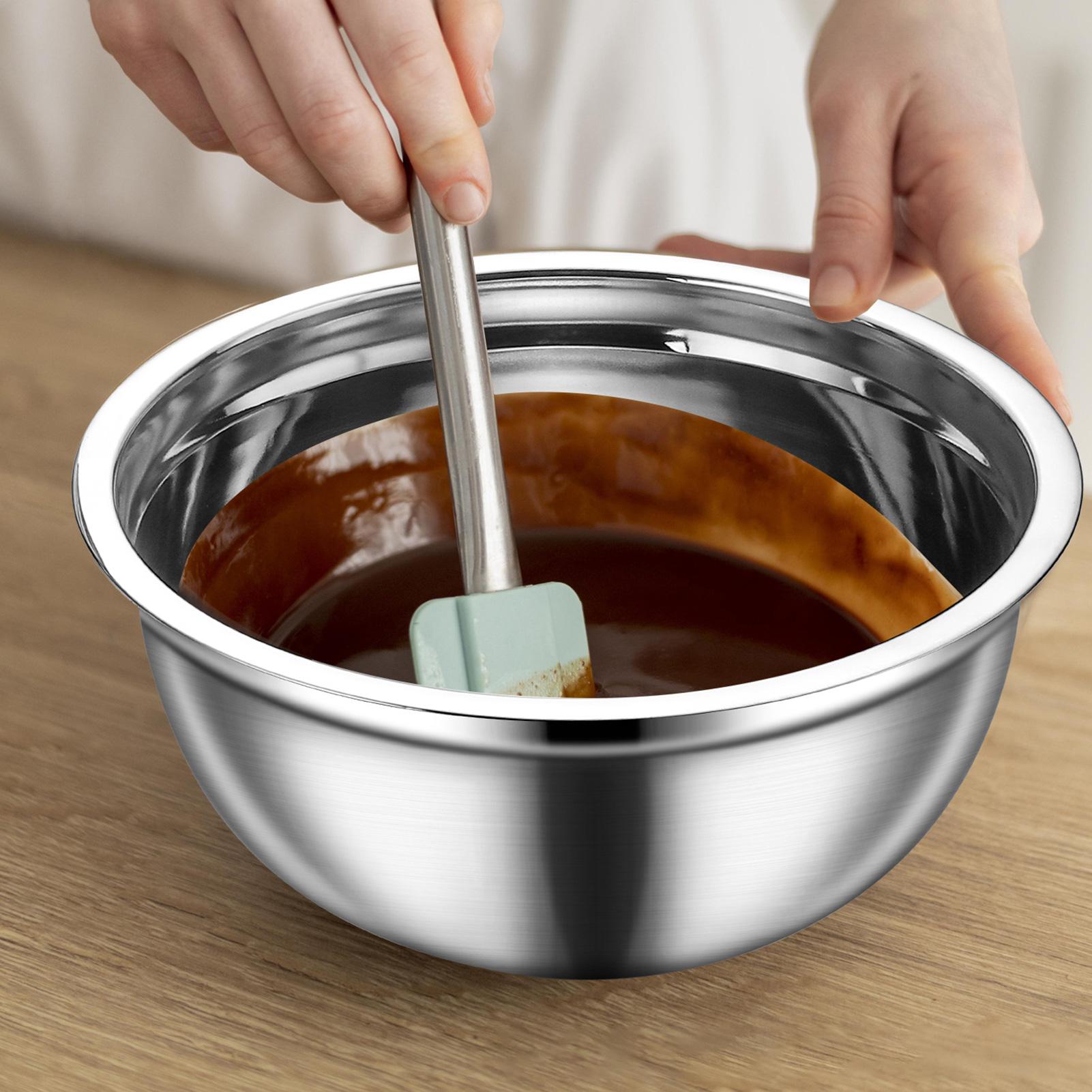 Steel Mixing Bowls Nesting Rou - Food Storage And Organizer ulasan dan harga