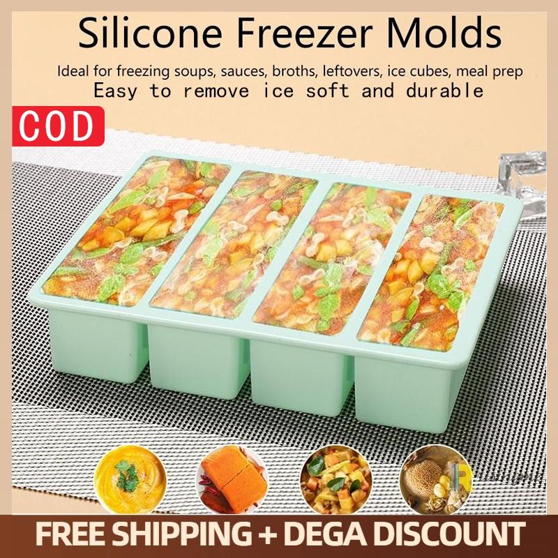 Extra Large Silicone Food Tray - Food Storage Box Large ulasan dan harga