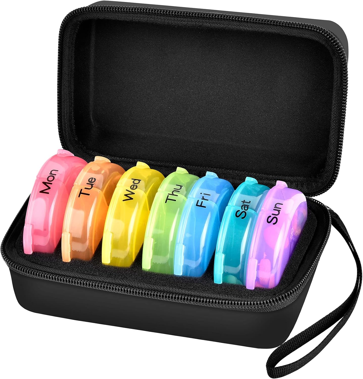 Weekly Pill Organizer 3 Times  - Xxl Food Storage Container ulasan dan harga