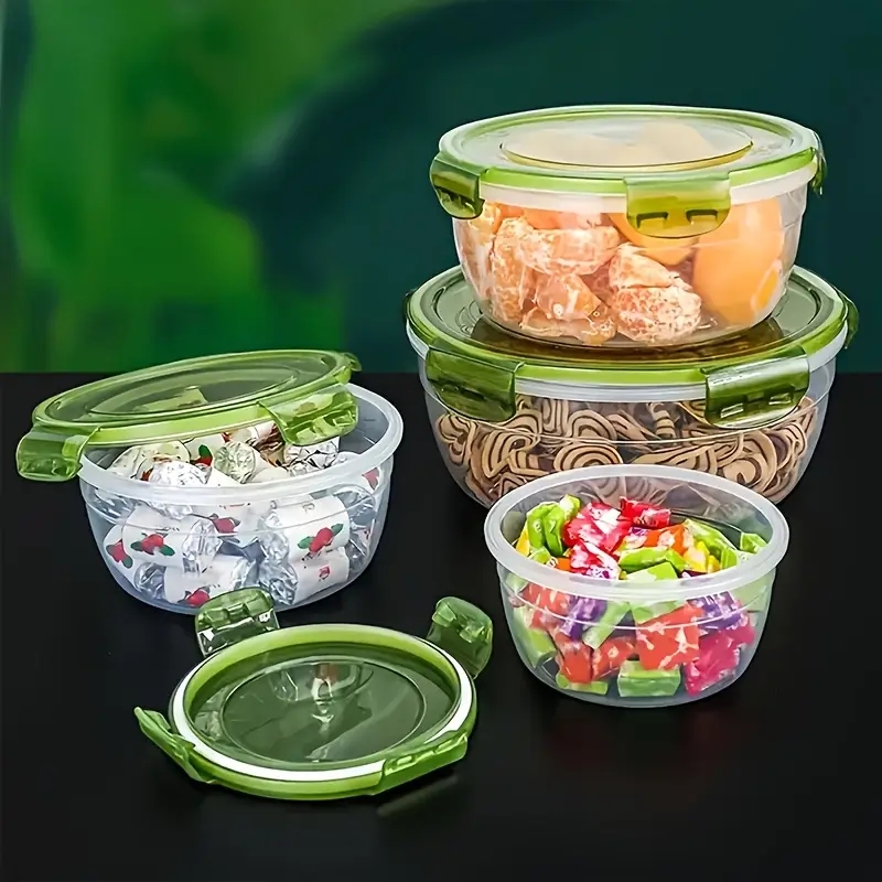 4 plastic food storage contain - Food Storage Containers Plastic Box ulasan dan harga