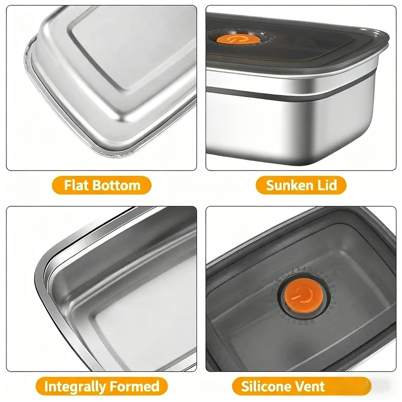 Large Capacity Stainless Steel - Xxl Food Storage Container ulasan dan harga