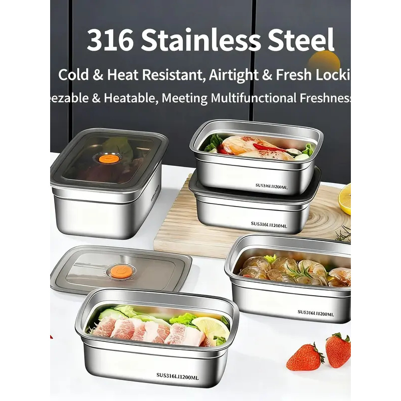 Large Capacity Stainless Steel - Xxl Food Storage Container ulasan dan harga