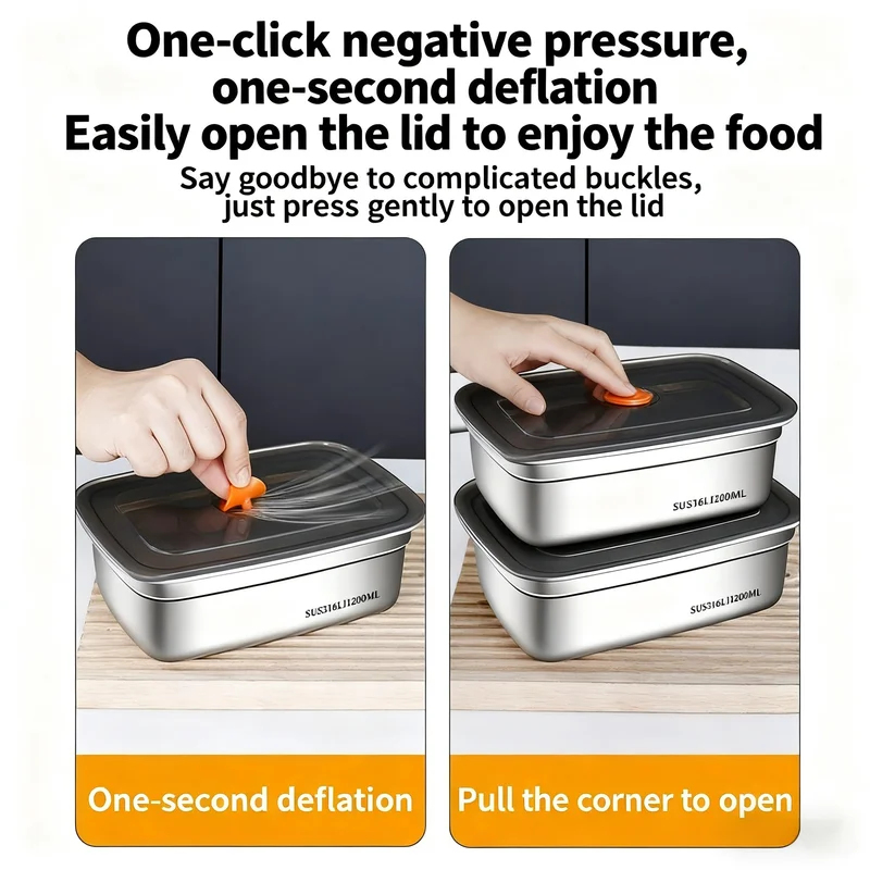 Large Capacity Stainless Steel - Xxl Food Storage Container ulasan dan harga